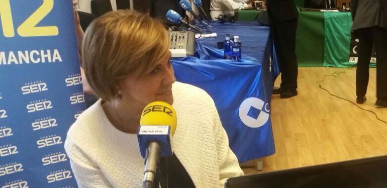 Cospedal en una entrevista en SER Castilla-La Mancha