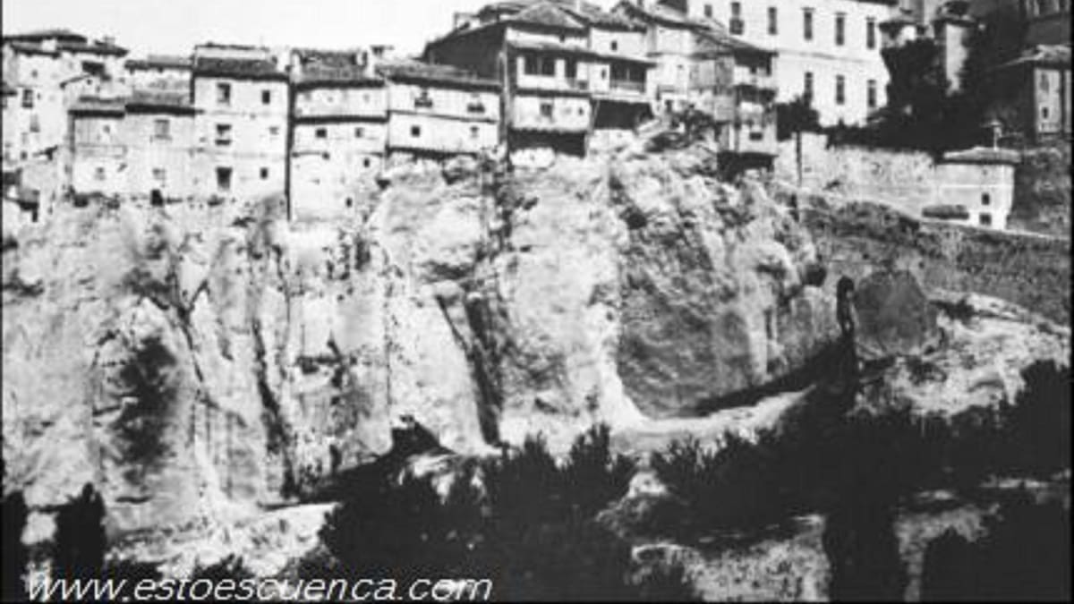 Restos arqueológicos revelan cómo una riada arrasó varias casas colgadas en Cuenca