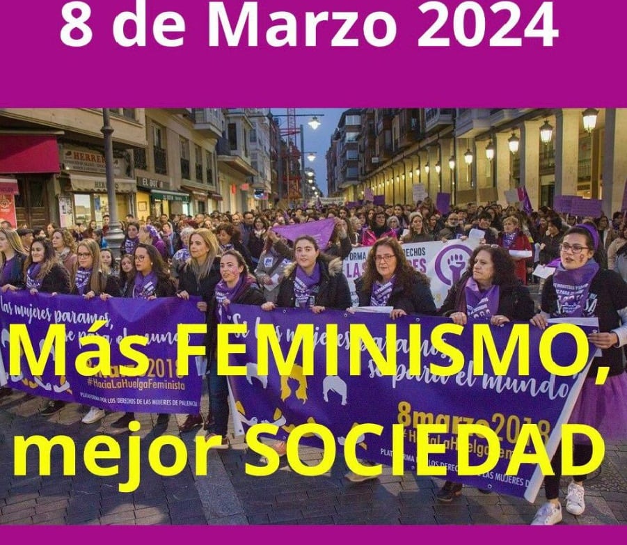 La plataforma por los derechos de las mujeres de Palencia celebra el 8M