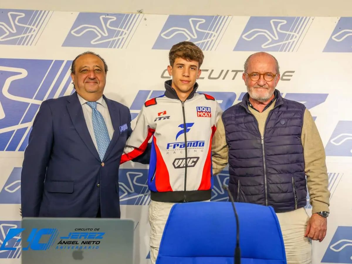 David Sánchez, talento jerezano para la European Cup de FIM Moto Junior World Championship