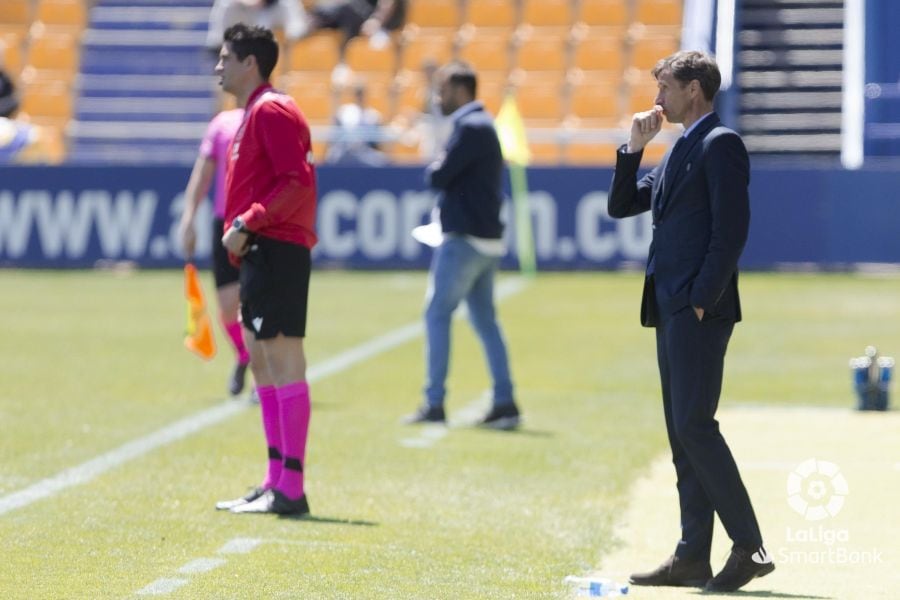 Ziganda durante el partido en Santo Domingo (LaLiga)