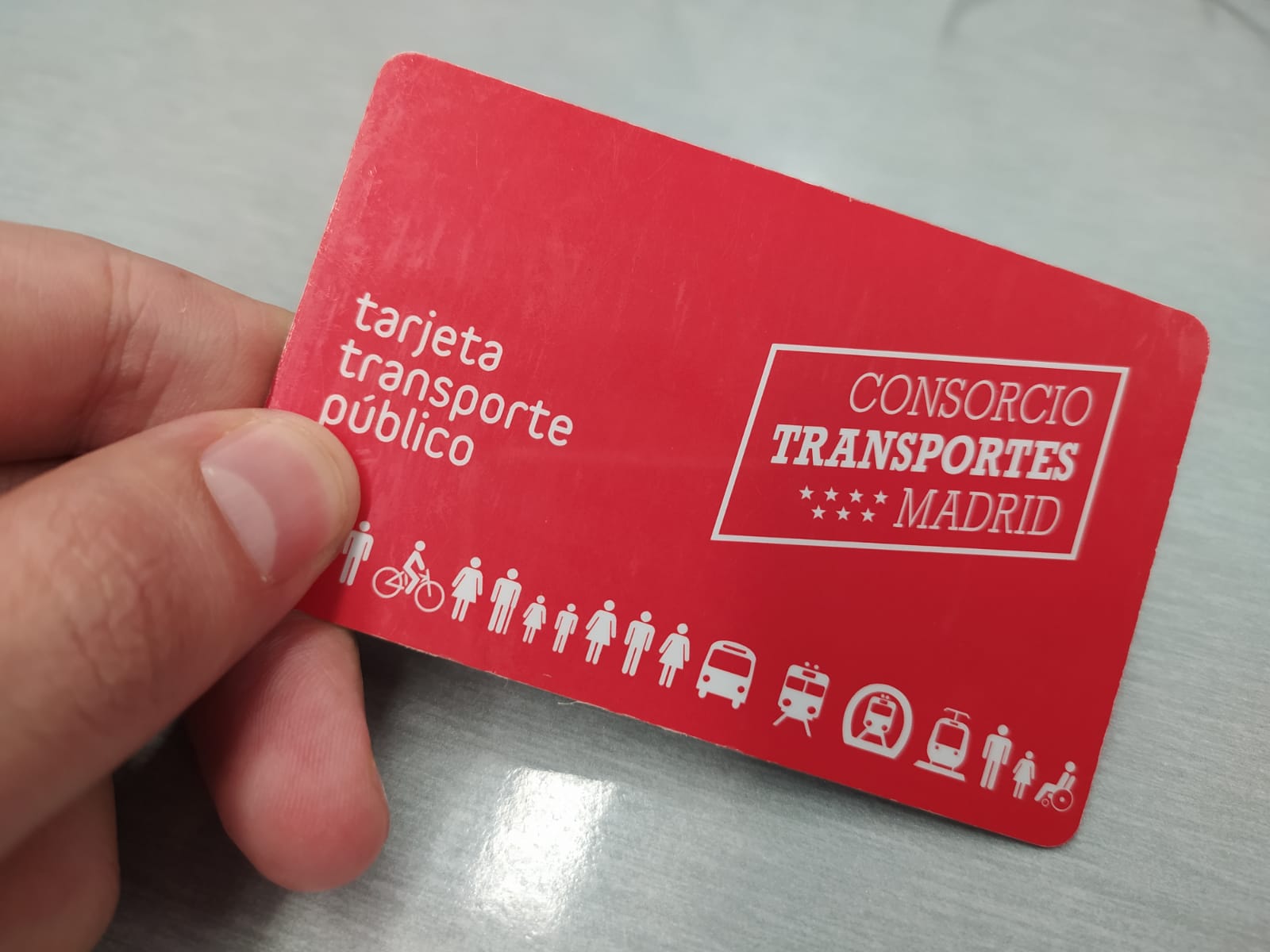 Abono transporte de la Comunidad de Madrid.