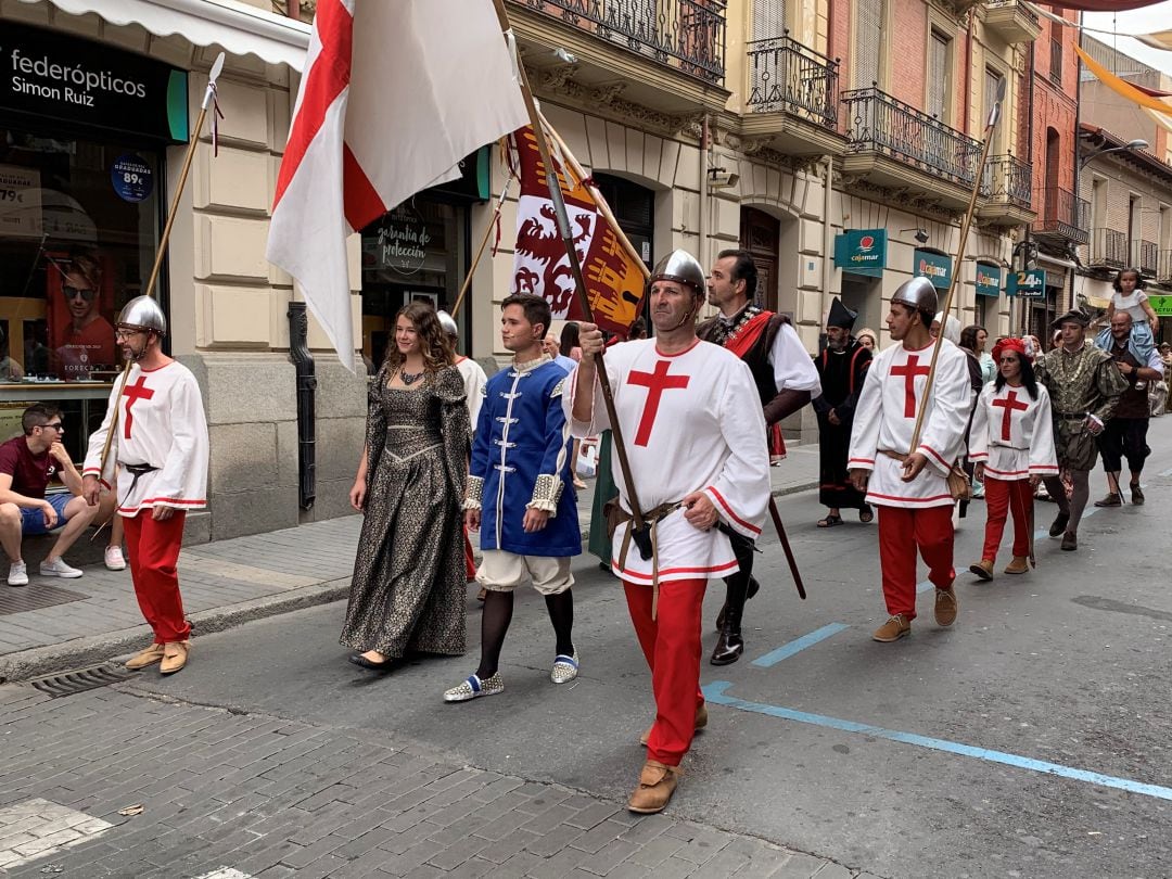 Recreación de la visita de la Infanta Isabel y el Rey Alfonso a las ferias de Medina