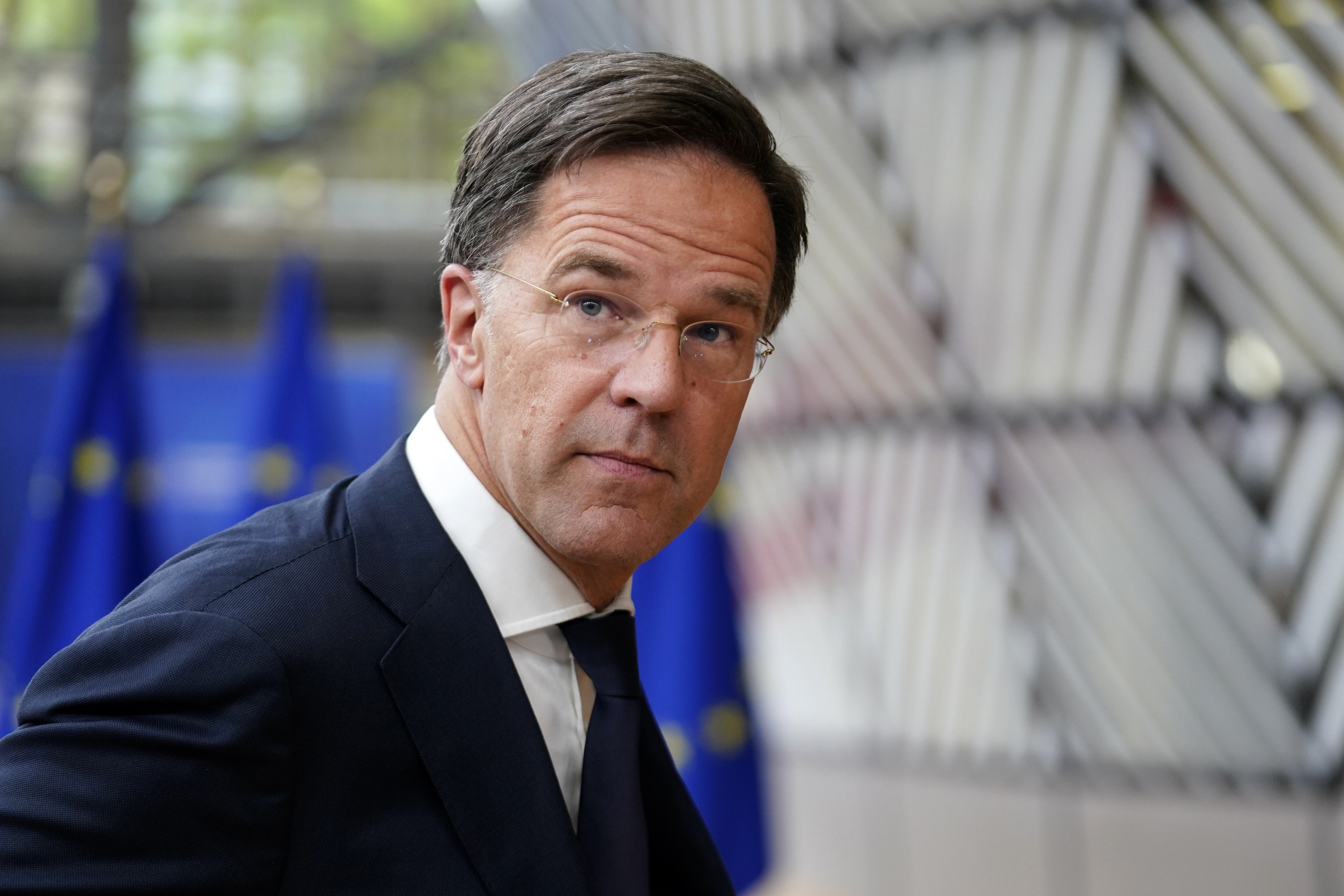 El presidente de Países Bajos en funciones, Mark Rutte