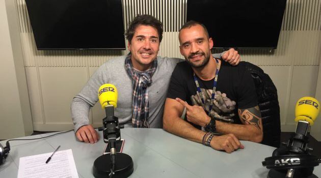 Juanfran García y Yago de Vega, tras la entrevista