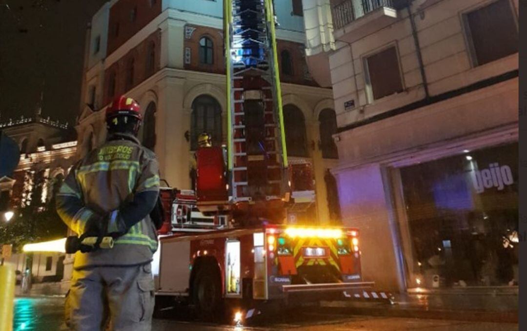Los bomberos han tenido que actuar en diferentes puntos de la ciudad