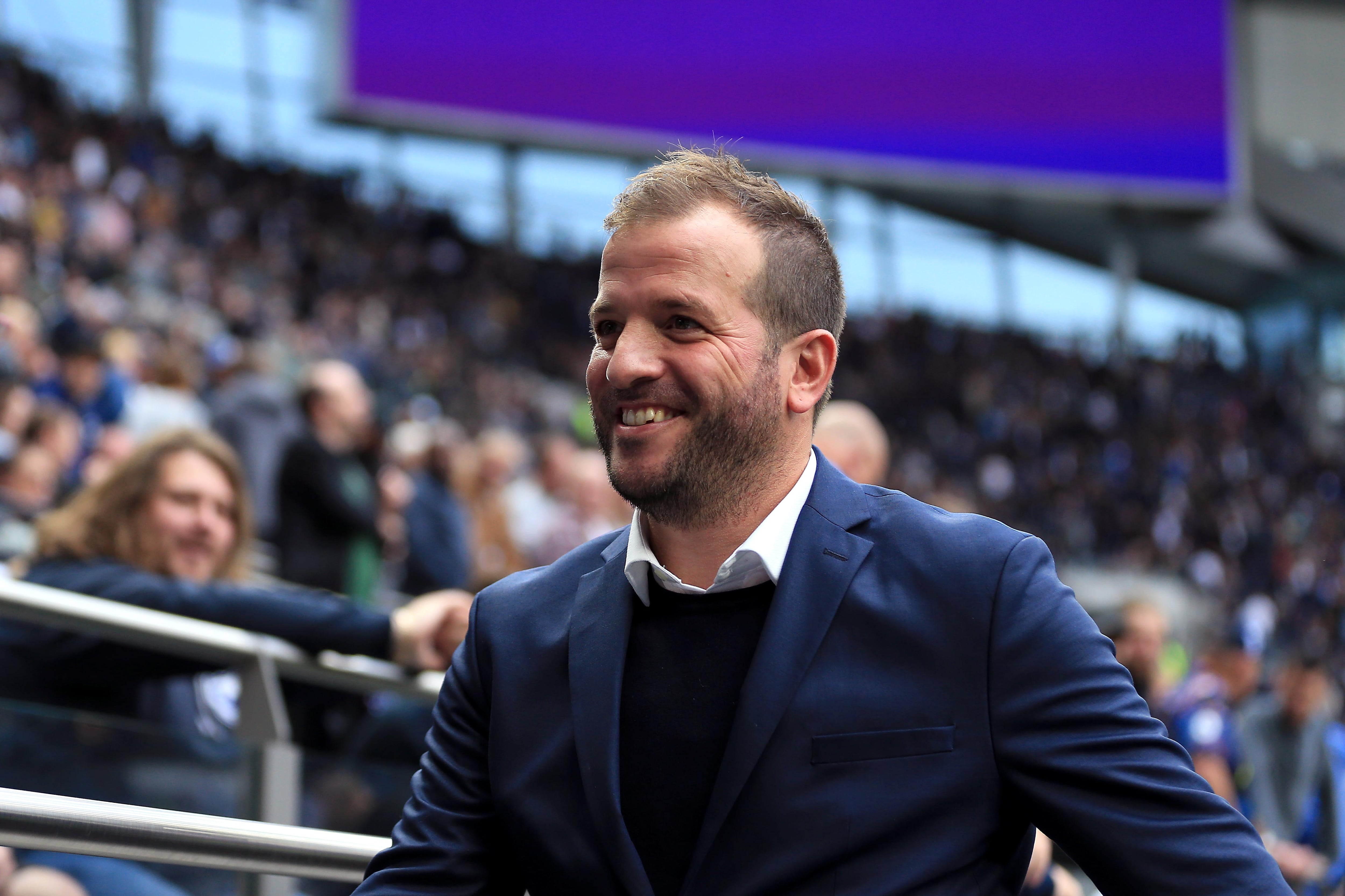 Van der Vaart, durante un partido entre el Totthenham y el Aston Villa.