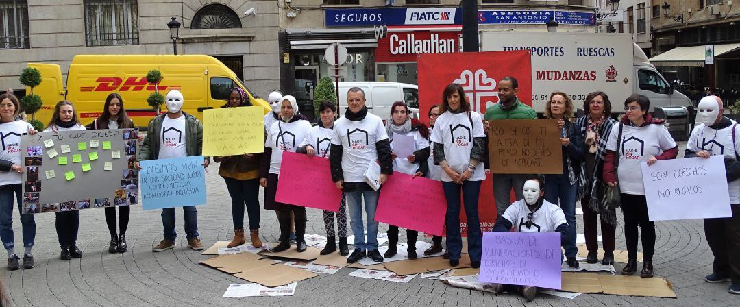 Imagen del &#039;Flash Mob&#039; de este jueves en Albacete