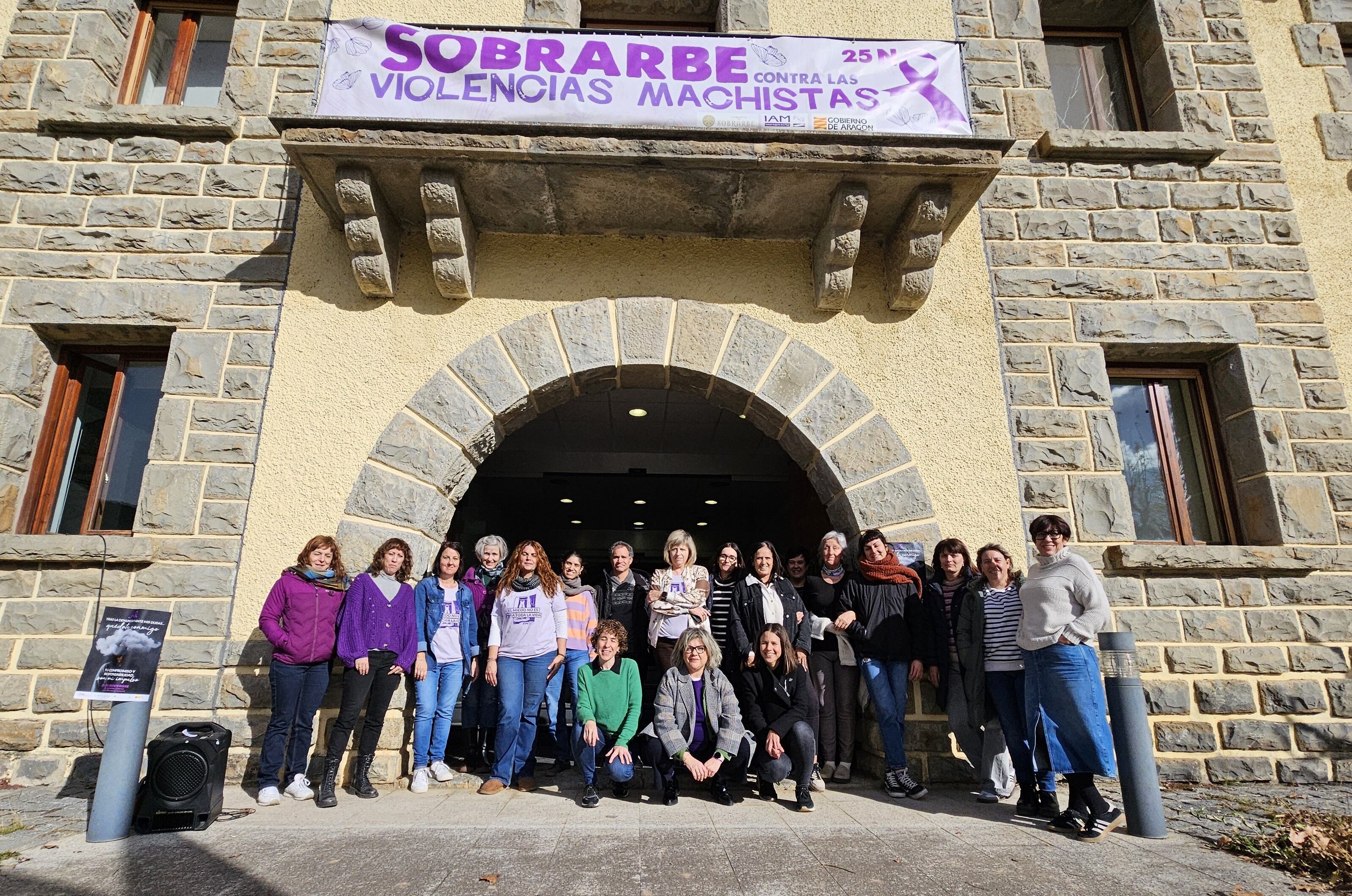 Concentración 25 n Comarca de Sobrarbe.