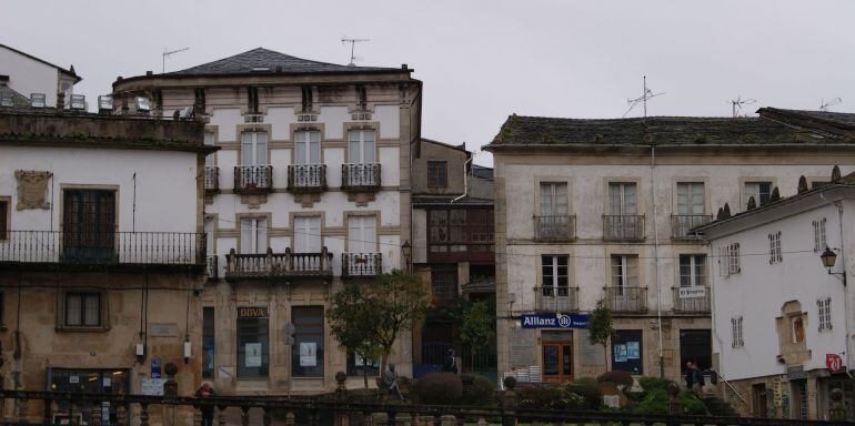 Praza da catedral de Mondoñedo