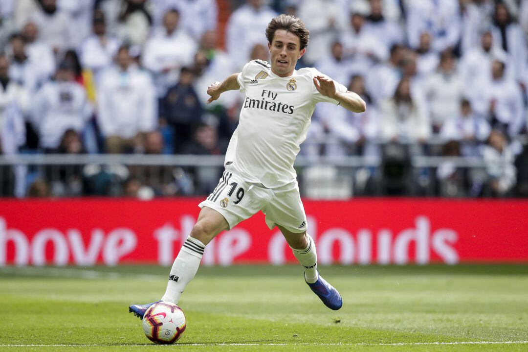 Álvaro Odriozola durante un partido de Liga.