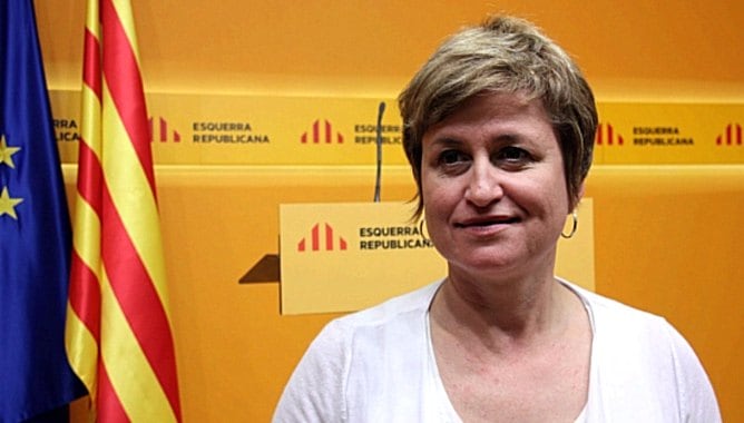 La portaveu d&#039;Esquerra, Anna Simó