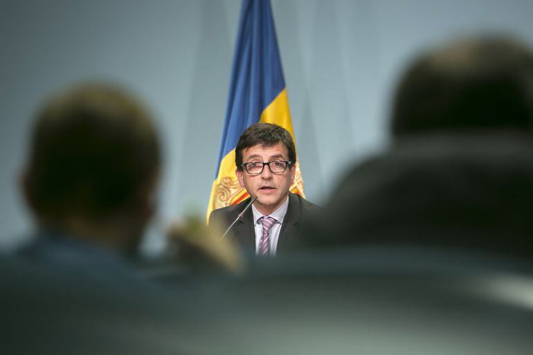 Cinca a la roda de premsa d'ahir posterior al consell de ministres