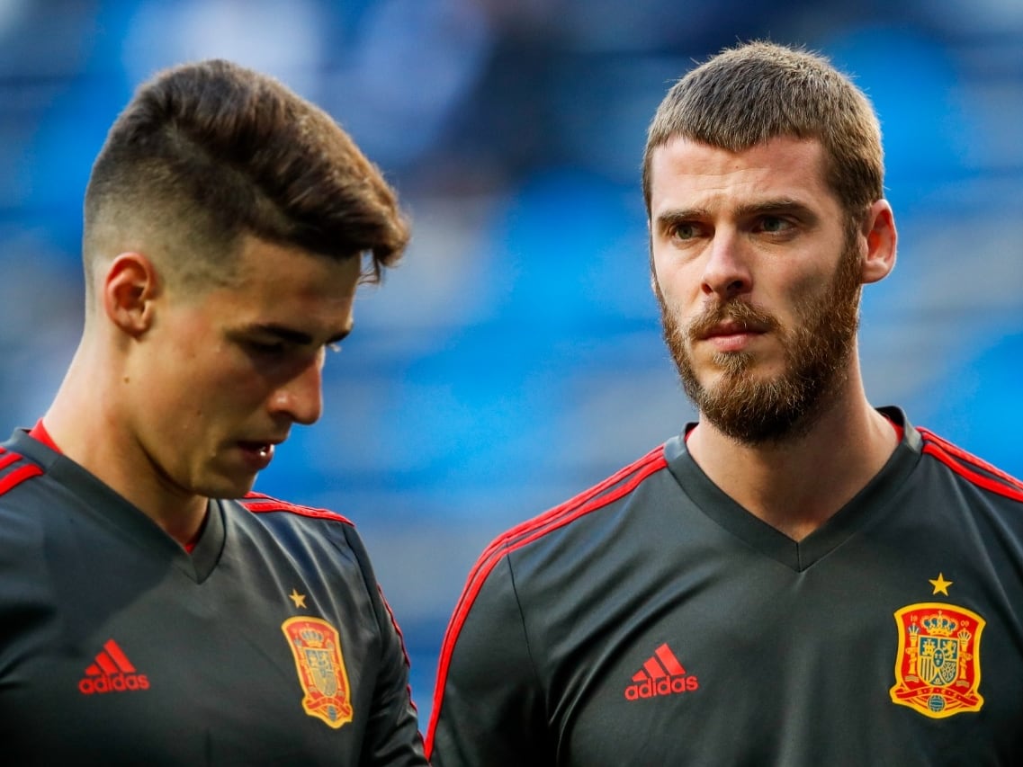 De Gea y Kepa con la Selección Española