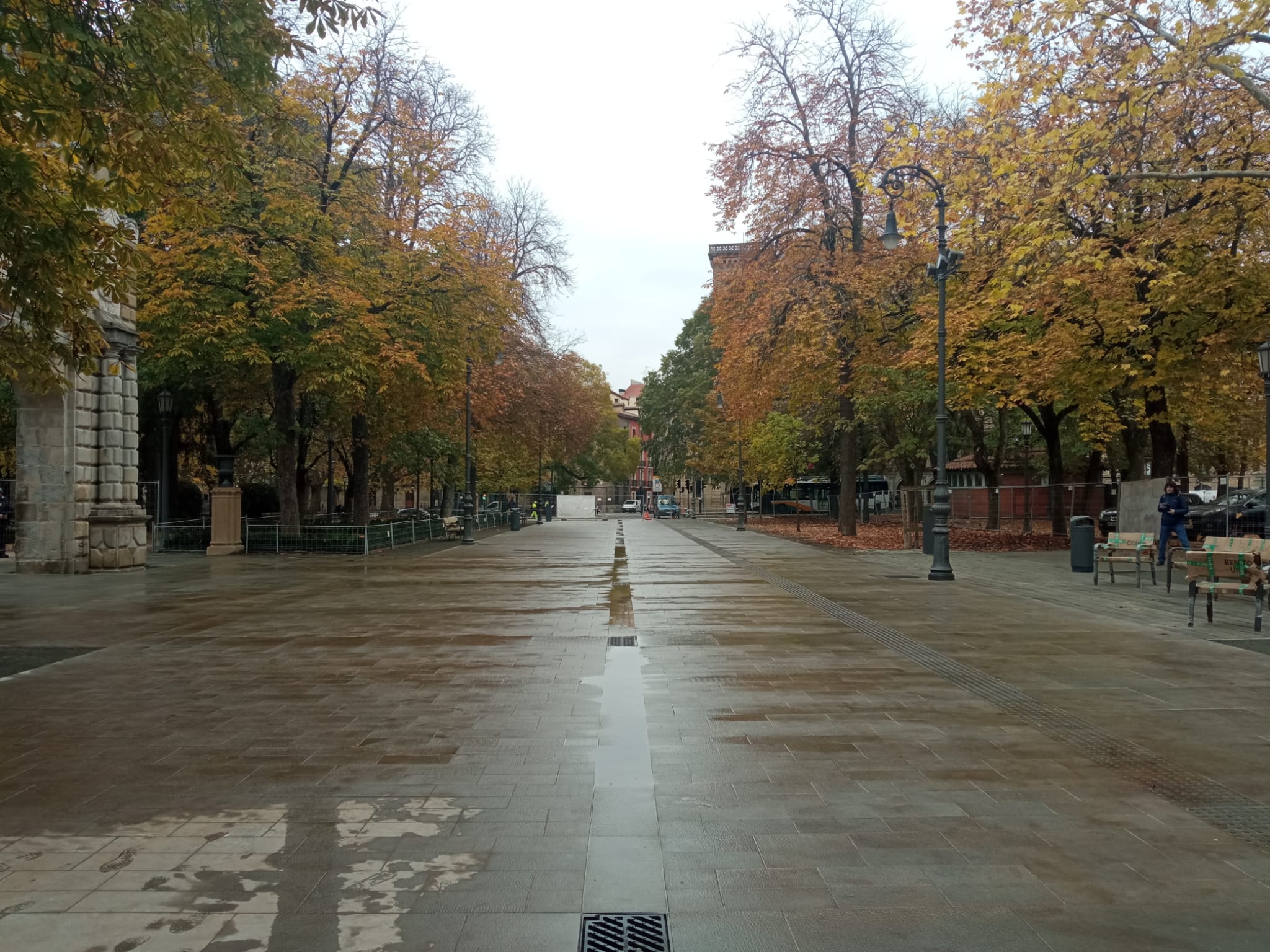 Vista de la nueva calle Bosquecillo de Pamplona