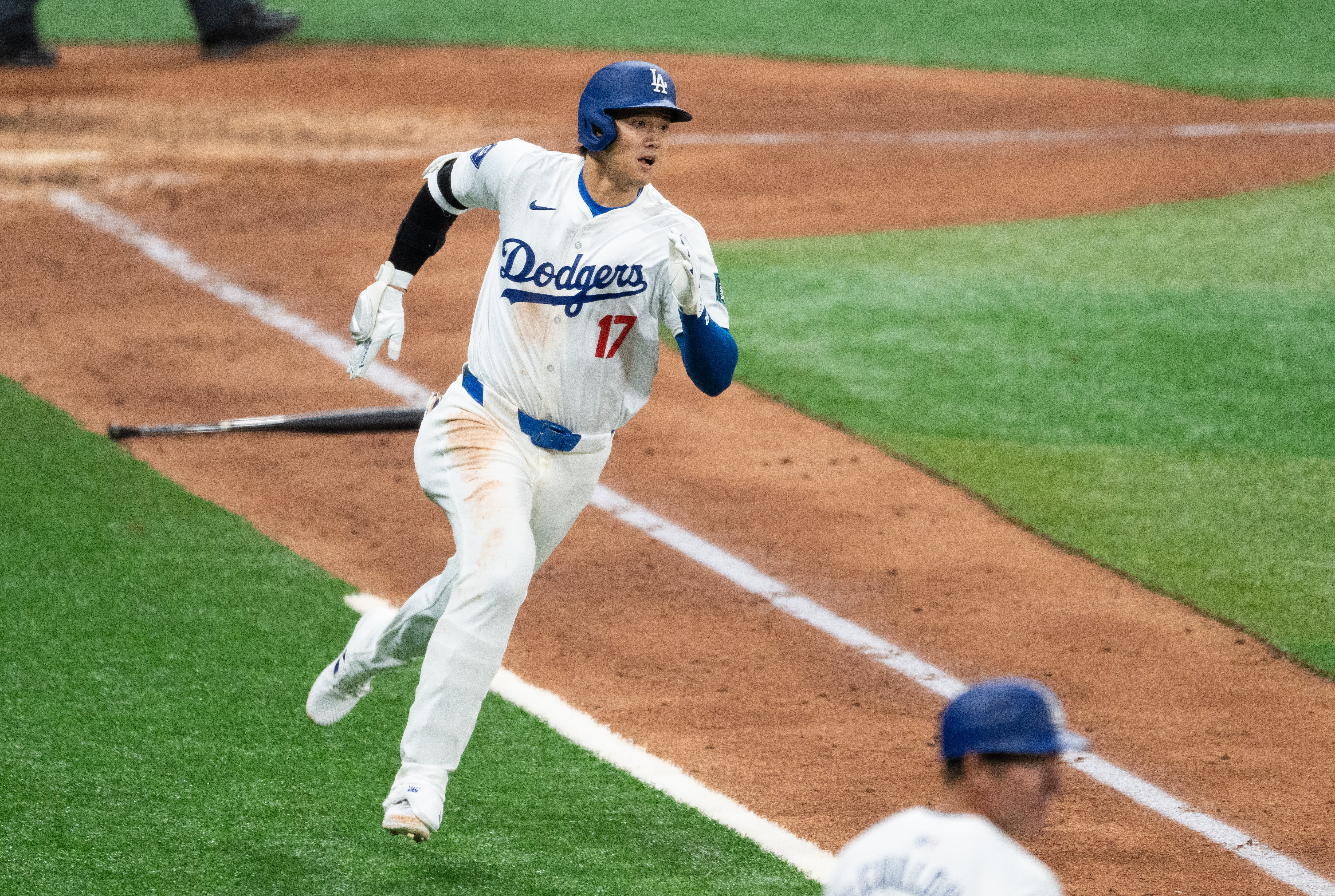 Shohei Ohtani, durante un partido con Los Angeles Dodgers