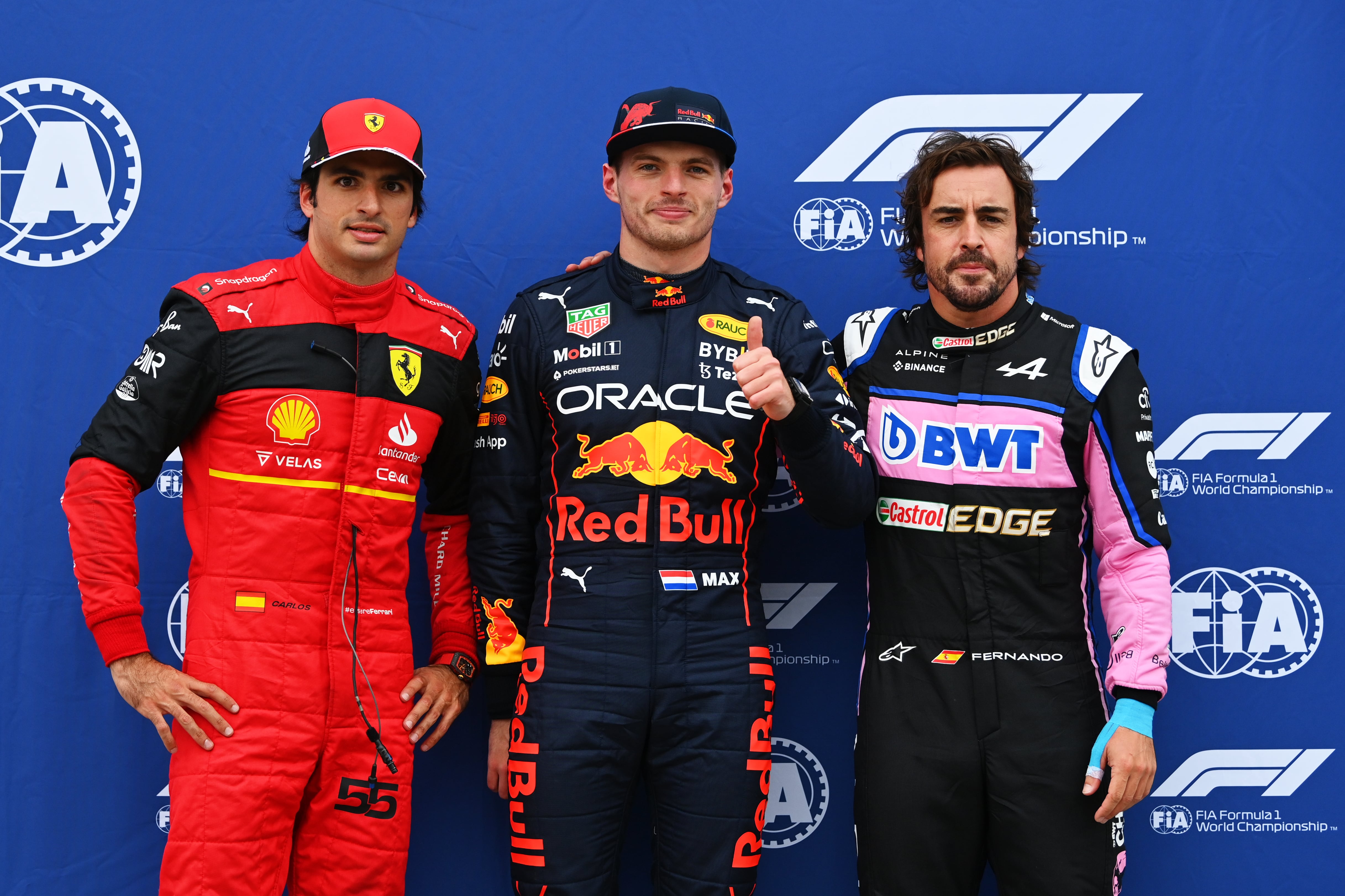 El top de la clasificación del GP de Canadá