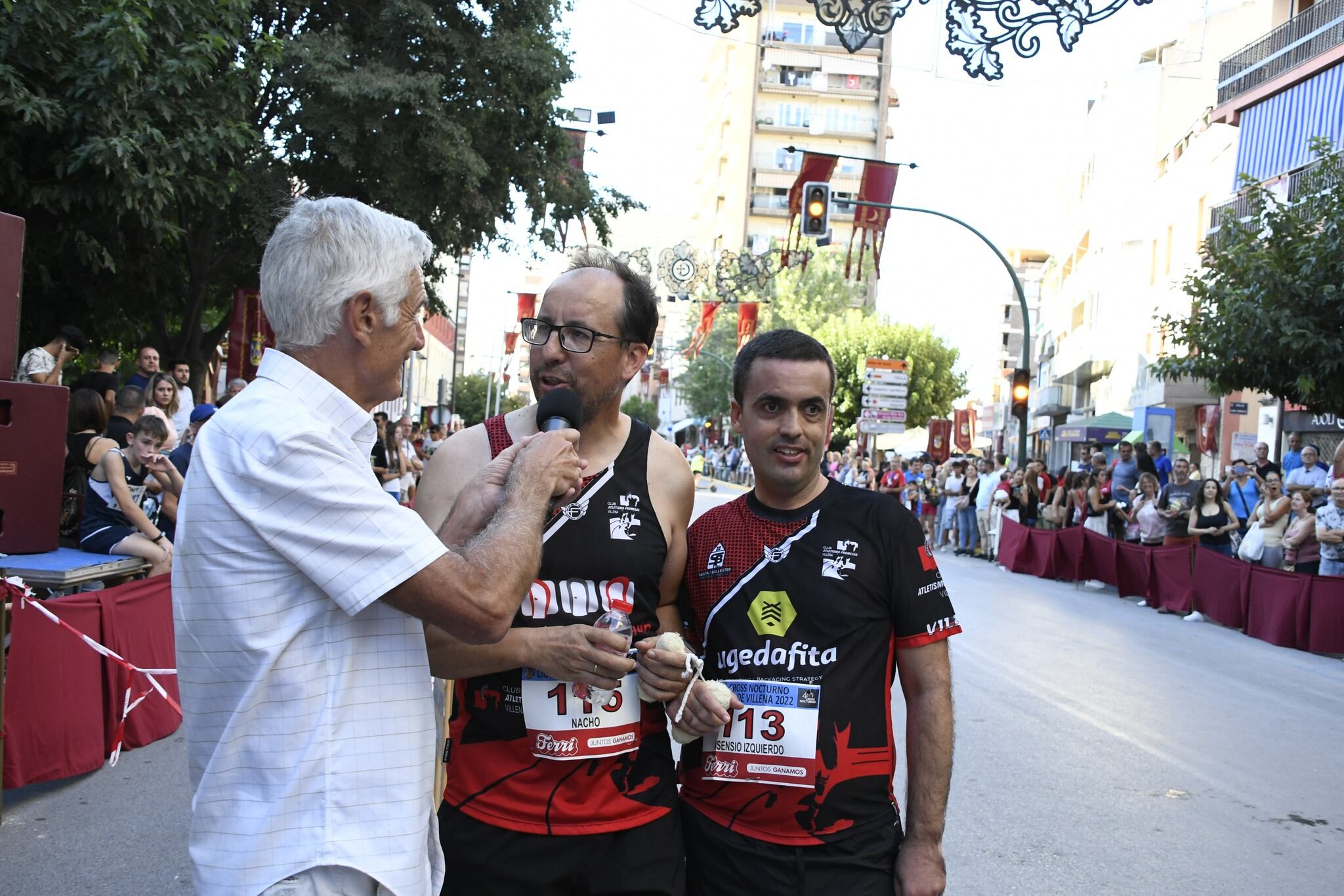 Joaquín Gonzalez en el último Cross Nocturno