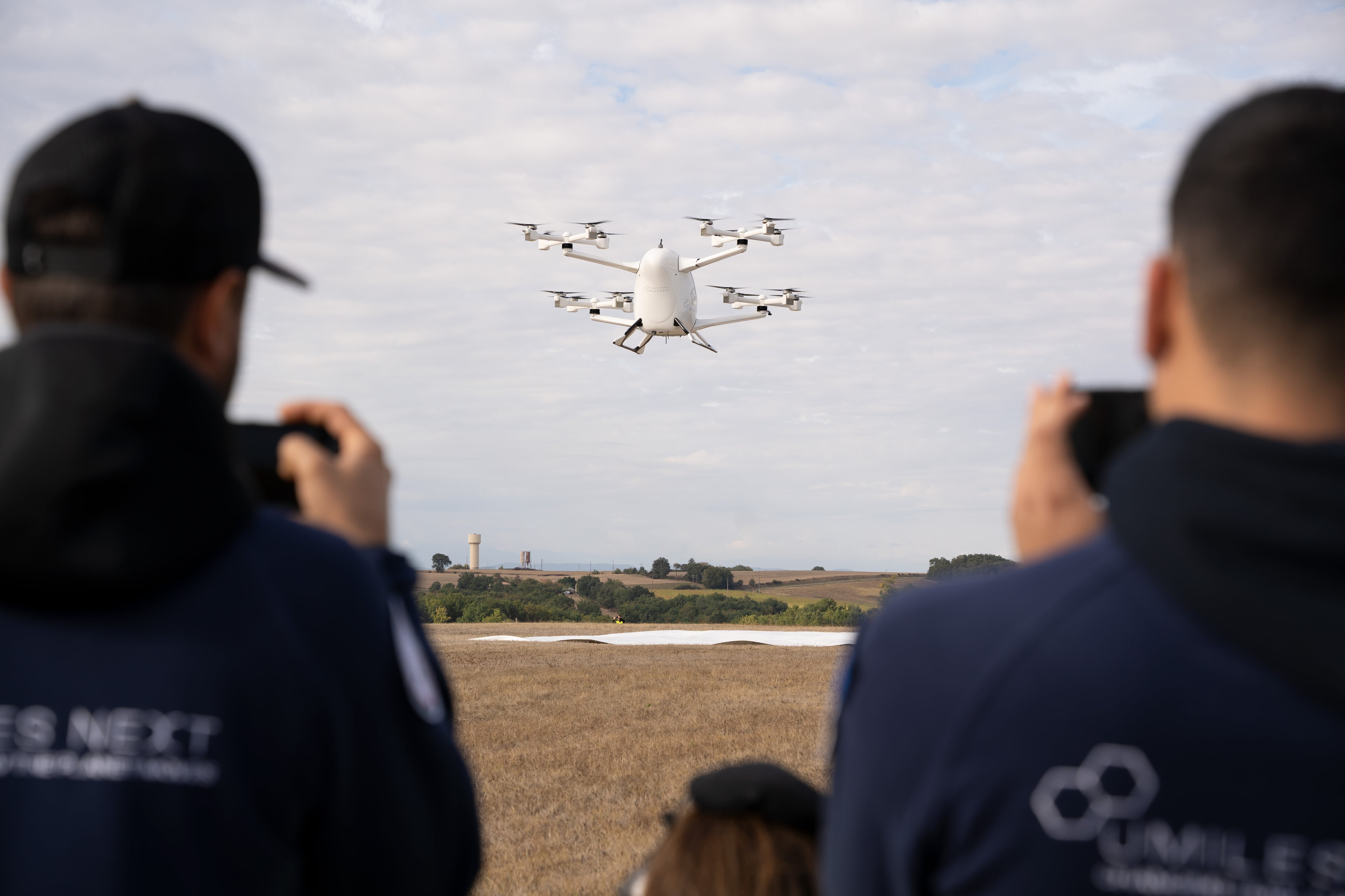 Pruebas en Tolouse del aerotaxi de Umiles con tecnología de Tecnalia. / Tecnalia