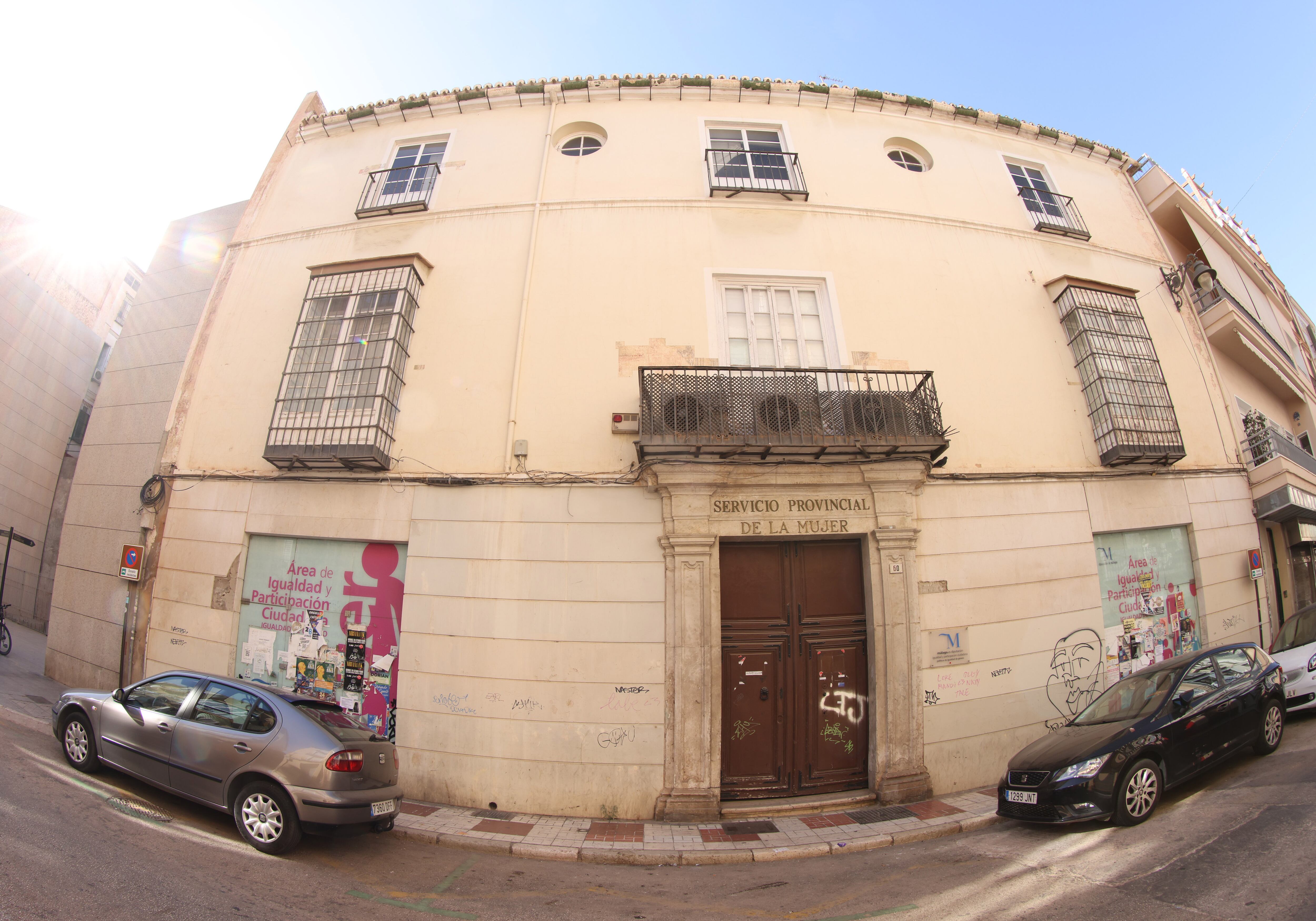 Palacio de Valdeflores en el centro de Málaga