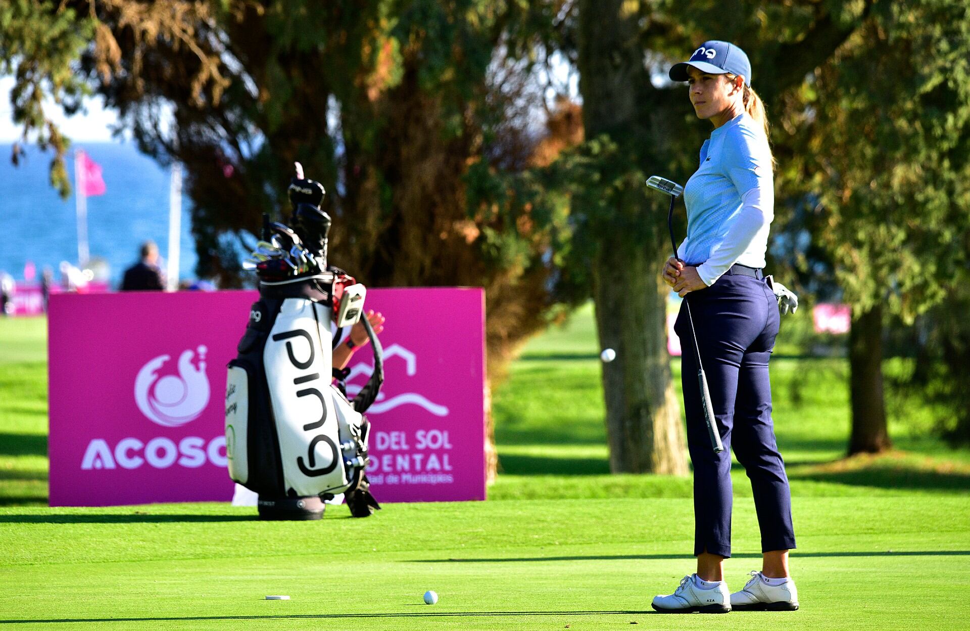La jugadora malagueña de golf Azahara Muñoz participará en el Andalucía Costa del Sol Open de España 2022