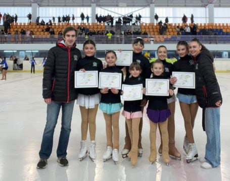 Representantes del CH Jaca en Logroño