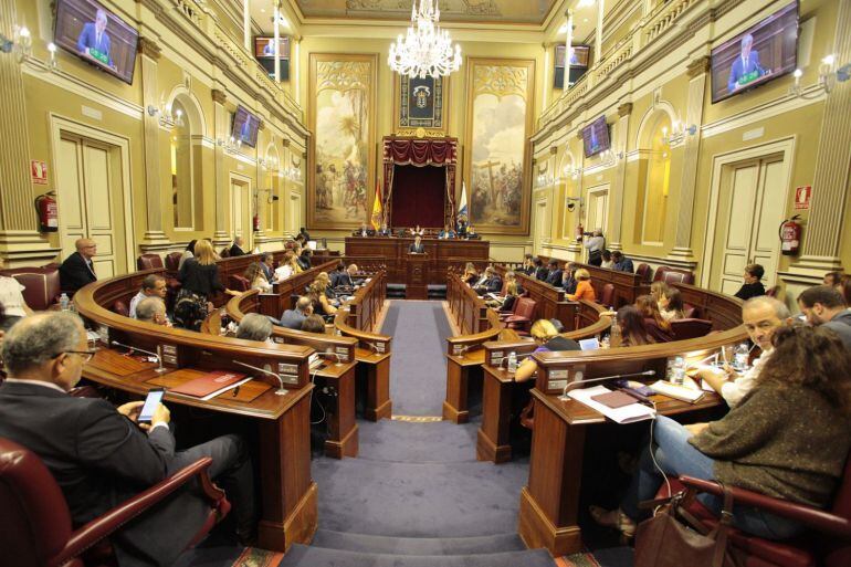 Pleno del Parlamento de Canarias. 