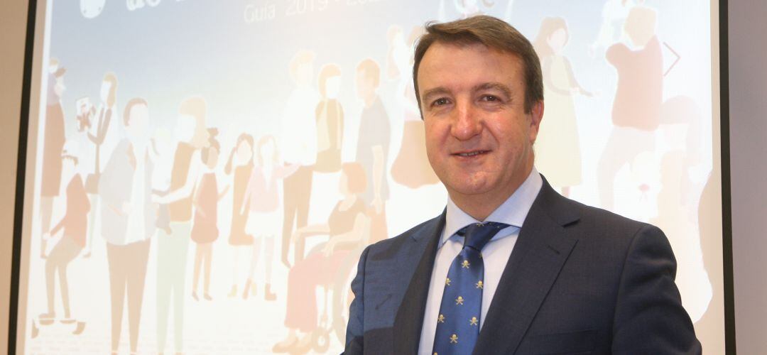 Jesús Moreno en la presentación de la Guía de las Familias