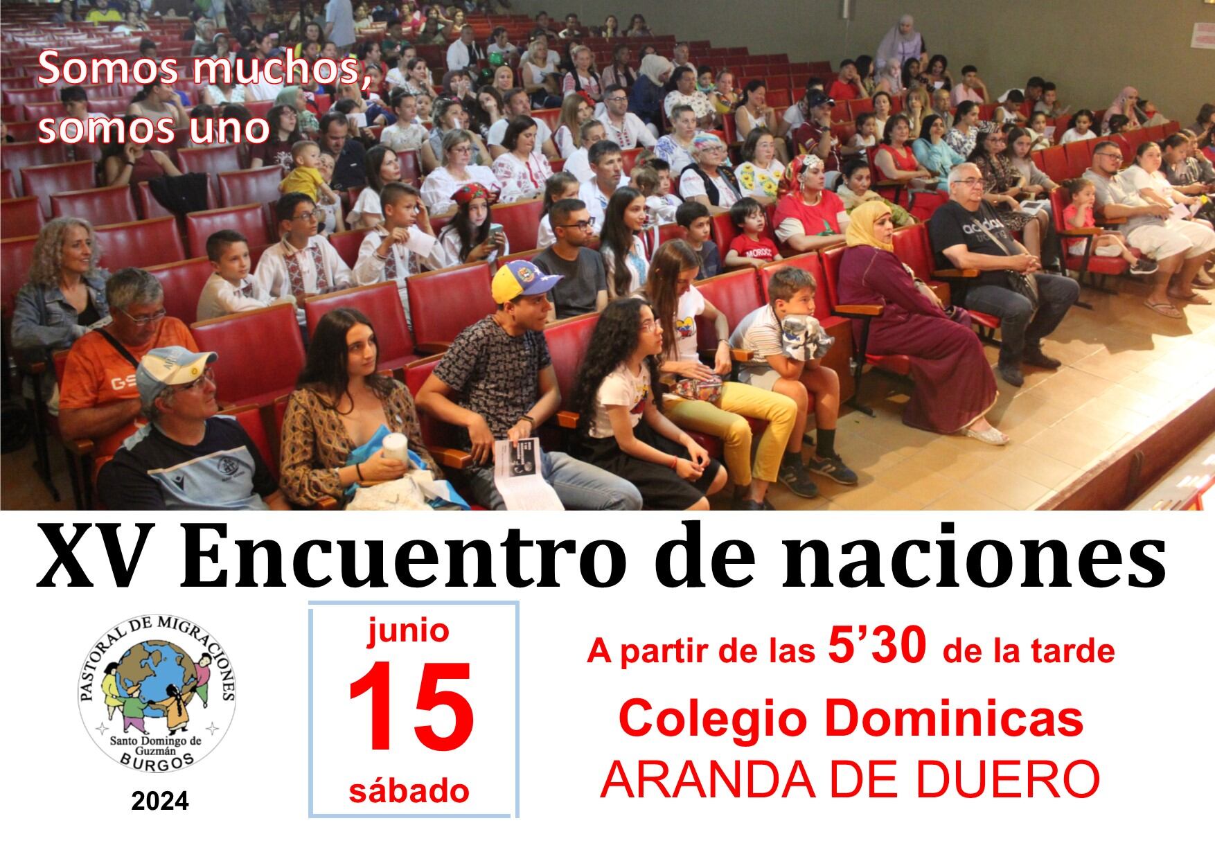 Cartel del Encuentro de Naciones Aranda 2024