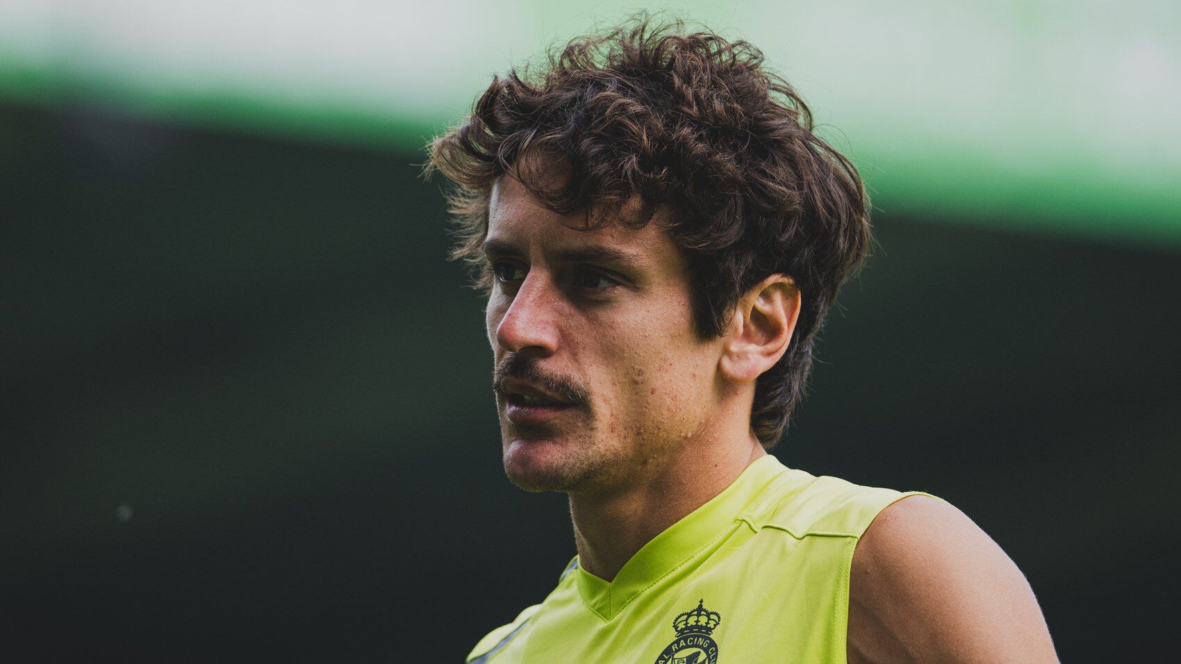 Sangalli, en un entrenamiento.