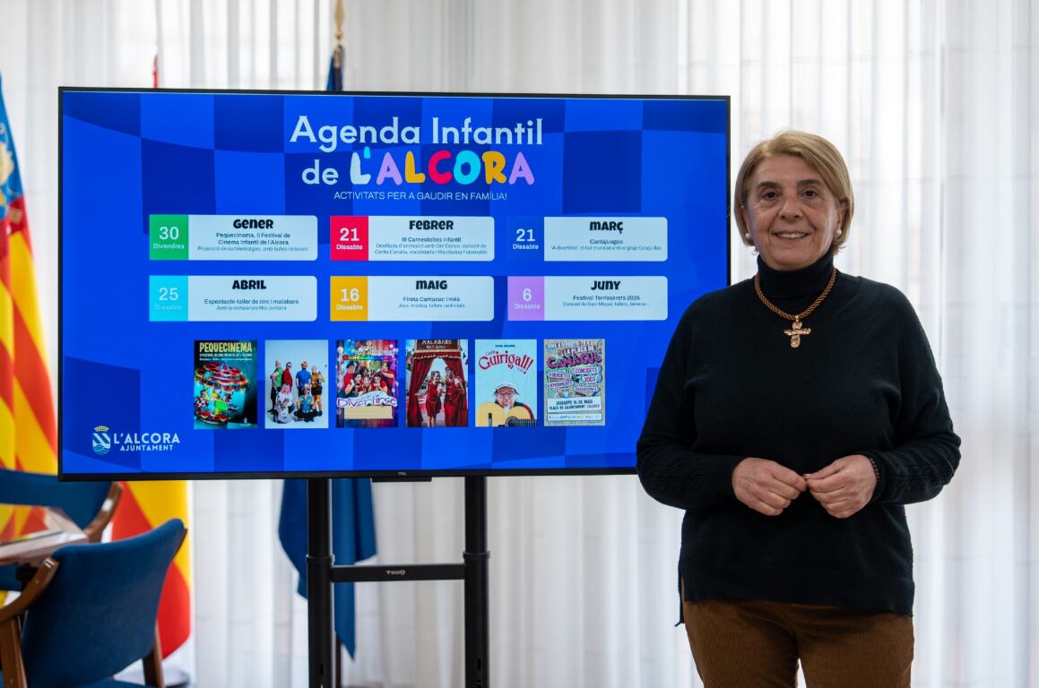 L’Alcora presenta una agenda infantil pensada para ofrecer ocio de calidad a los más pequeños
