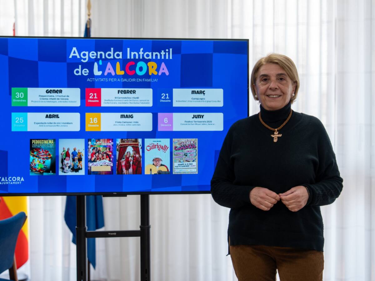 L’Alcora presenta una agenda infantil pensada para ofrecer ocio de calidad a los niños y niñas