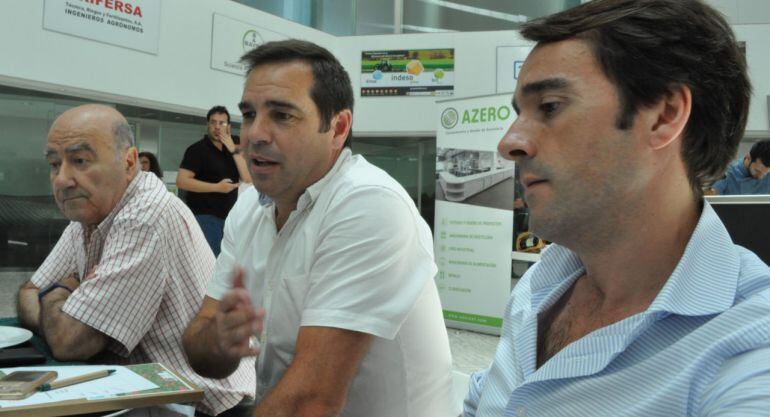 Crisóbal Cantos, Pedro Gallardo y Luis Ramírez