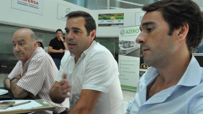 Crisóbal Cantos, Pedro Gallardo y Luis Ramírez