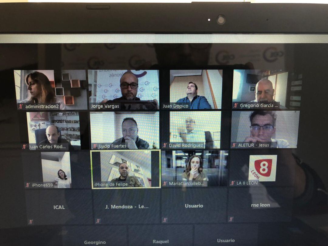 Rueda de prensa virtual convocada por las asociaciones empresariales de la provincia