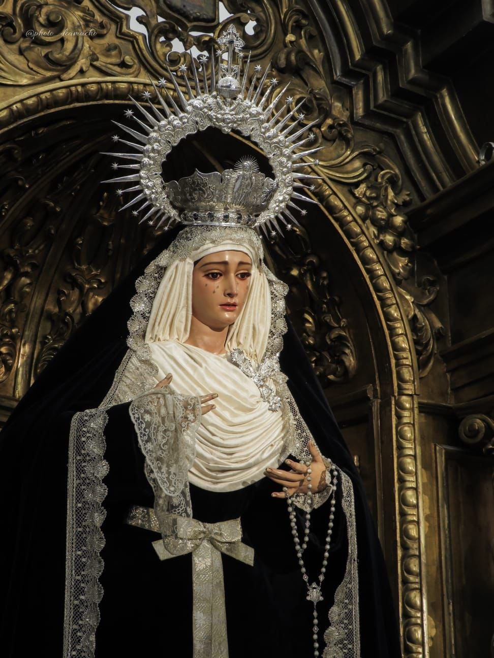 María Santísima de Guadalupe, Dolorosa titular de la Hermandad de Las Aguas