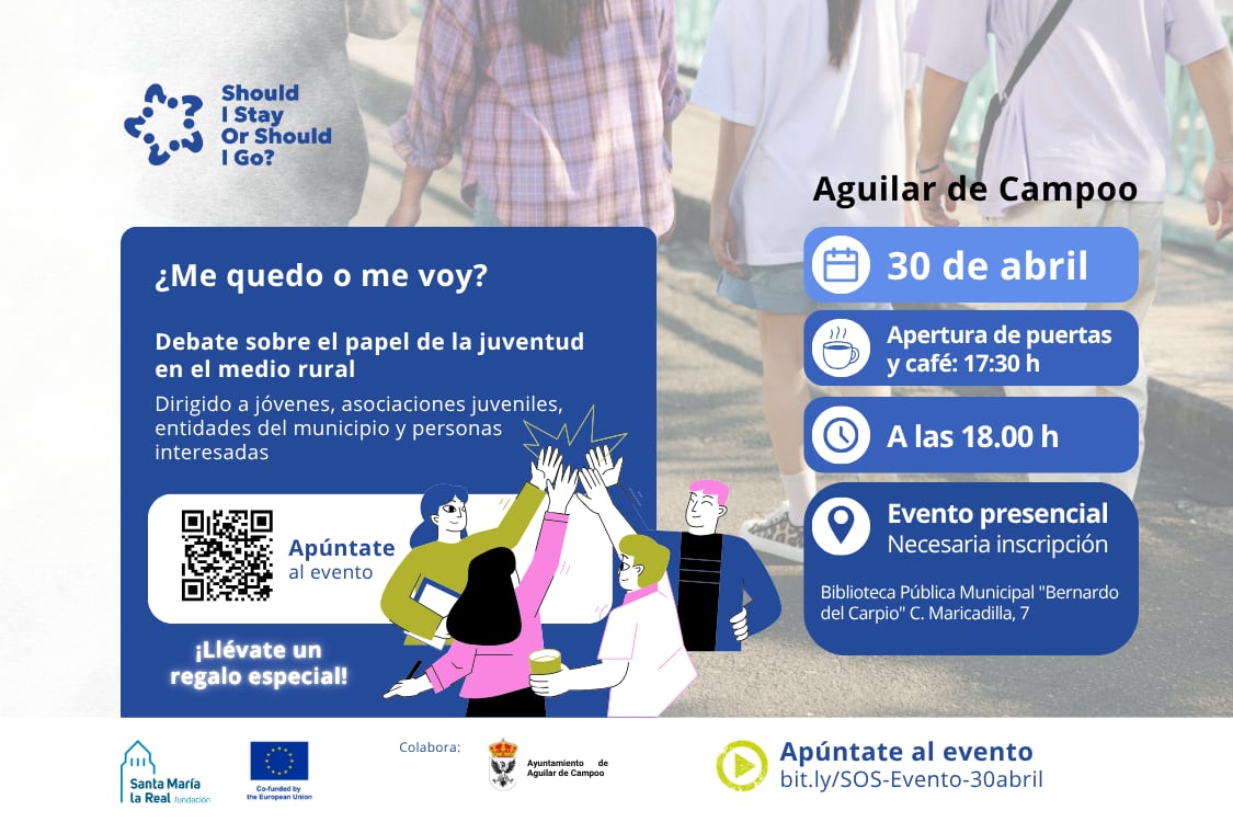 Evento de SOS el 30 de abril en Aguilar de Campoo