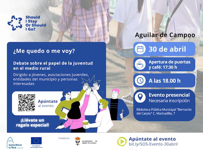 Evento de SOS el 30 de abril en Aguilar de Campoo