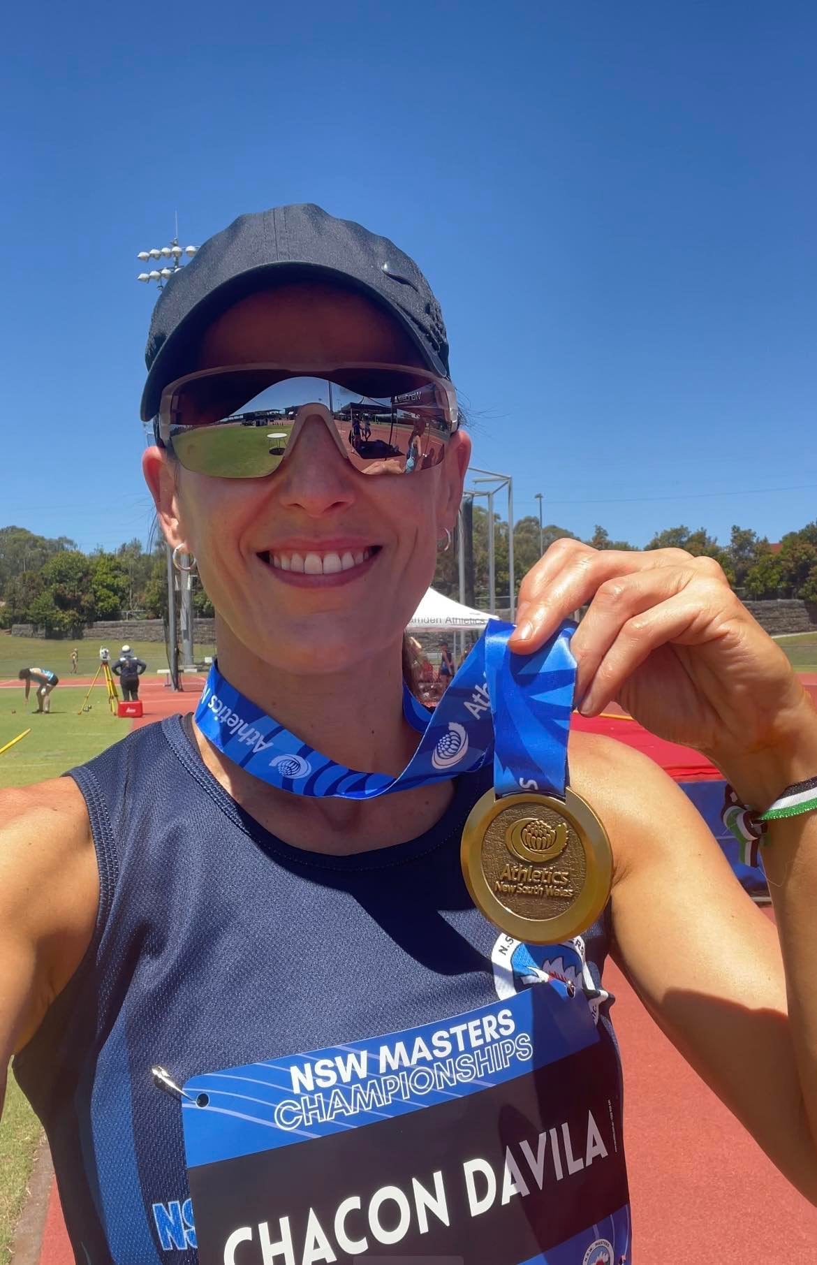 Meli Chacón, campeona internacional de salto de altura.