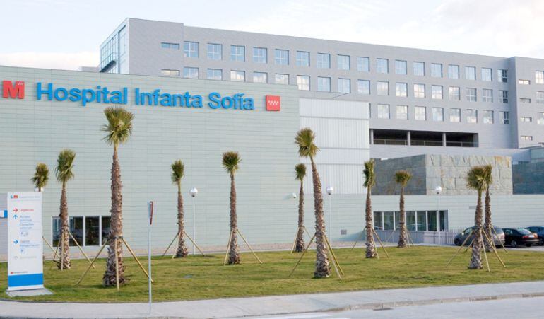 Fachada del Hospital Infanta Sofía de San Sebastián de los Reyes, el centro público de referencia para toda la zona norte de Madrid