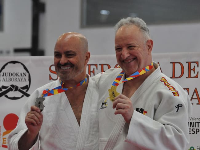 Paco, con la medalla