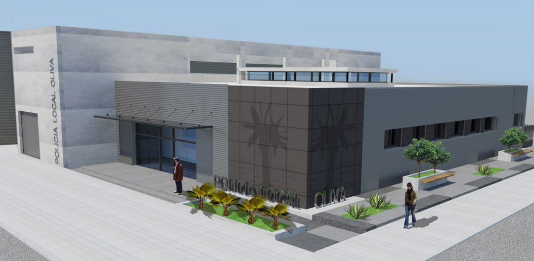 Nuevo retén de la Policía Local de Oliva 