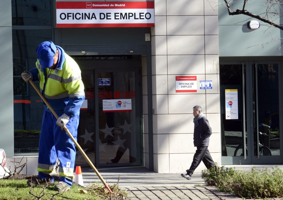 Oficina de empleo en la Comunidad de Madrid.