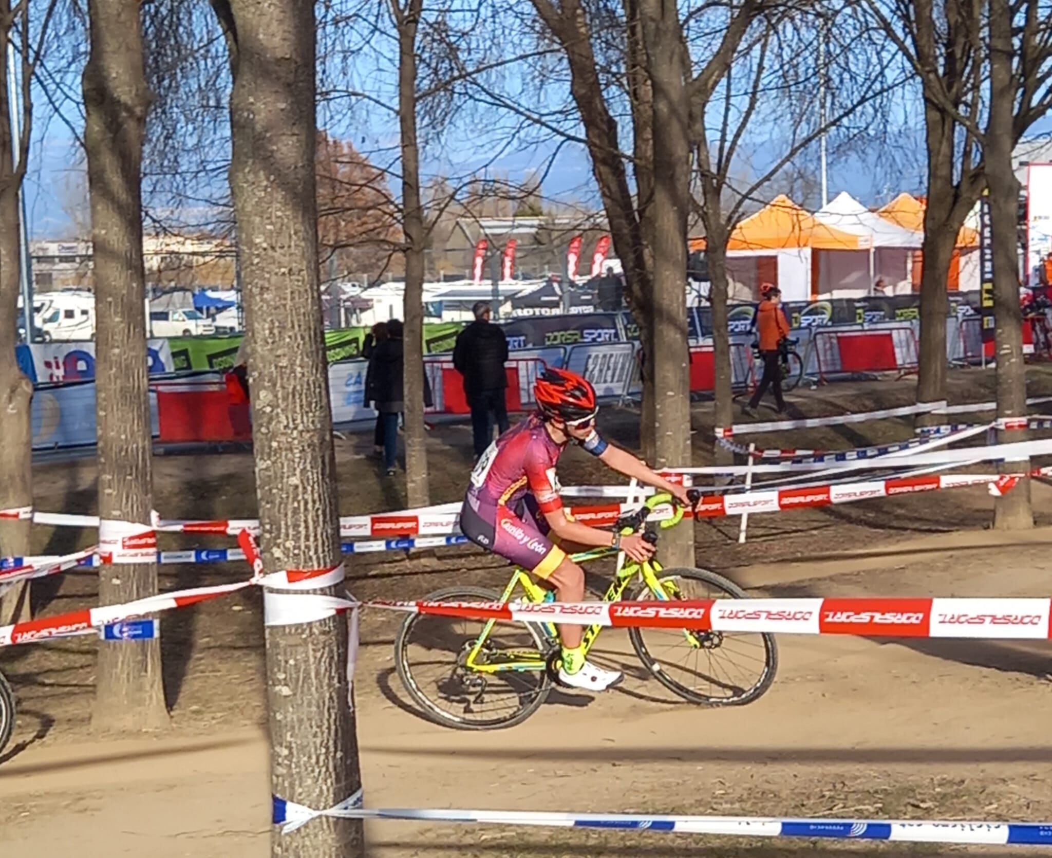 Pedro Pita durante su participación en la prueba cadete del Campeonato de España