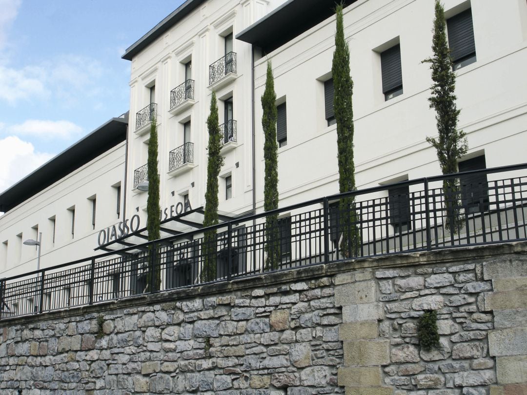 Fachada del Museo Oiasso, organizador del Festival Internacional de Cine Arqueológico del Bidasoa. 