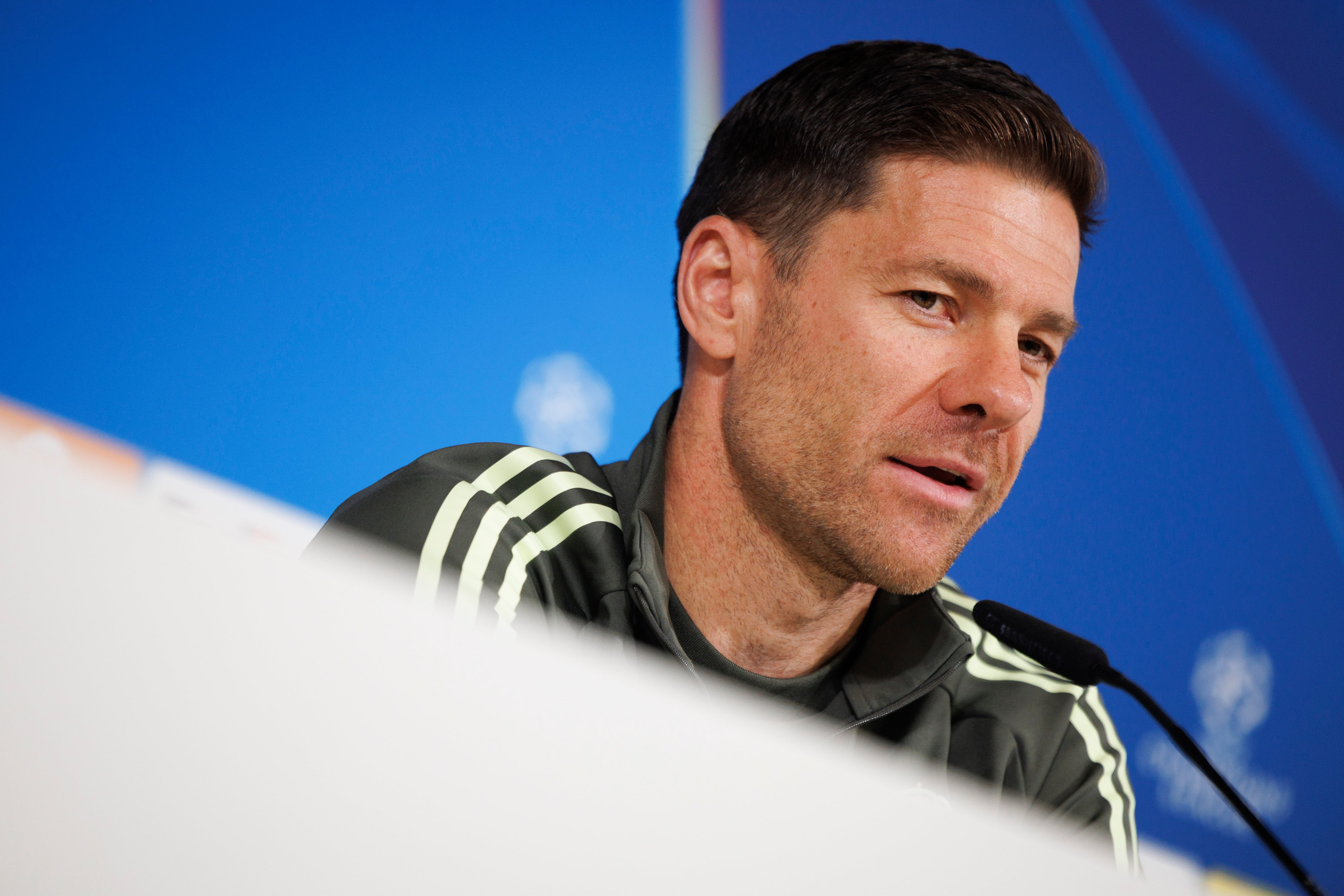Xabi Alonso, en la previa del Real Madrid-Manchester City de Champions