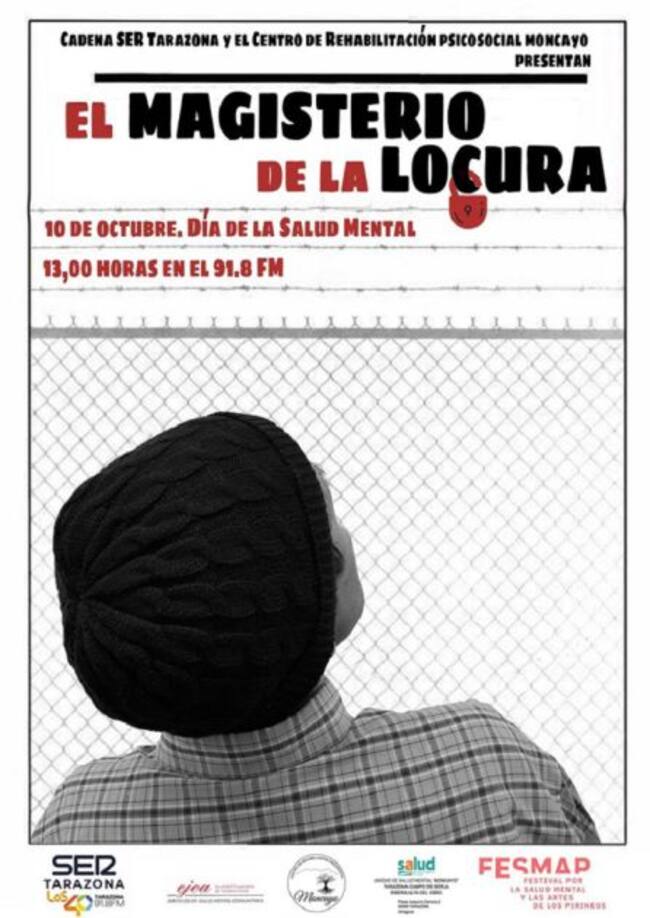 Cartel del programa de radio en el Día de la Salud Mental