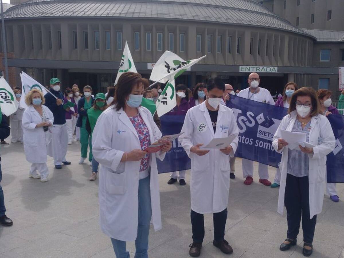 El sector sanitario segoviano se moviliza para reivindicar un acuerdo que englobe a todos los trabajadores
