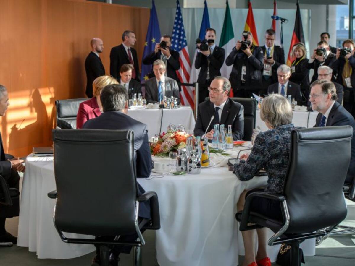 Cumbre en Berlín y las señoras de la lotería