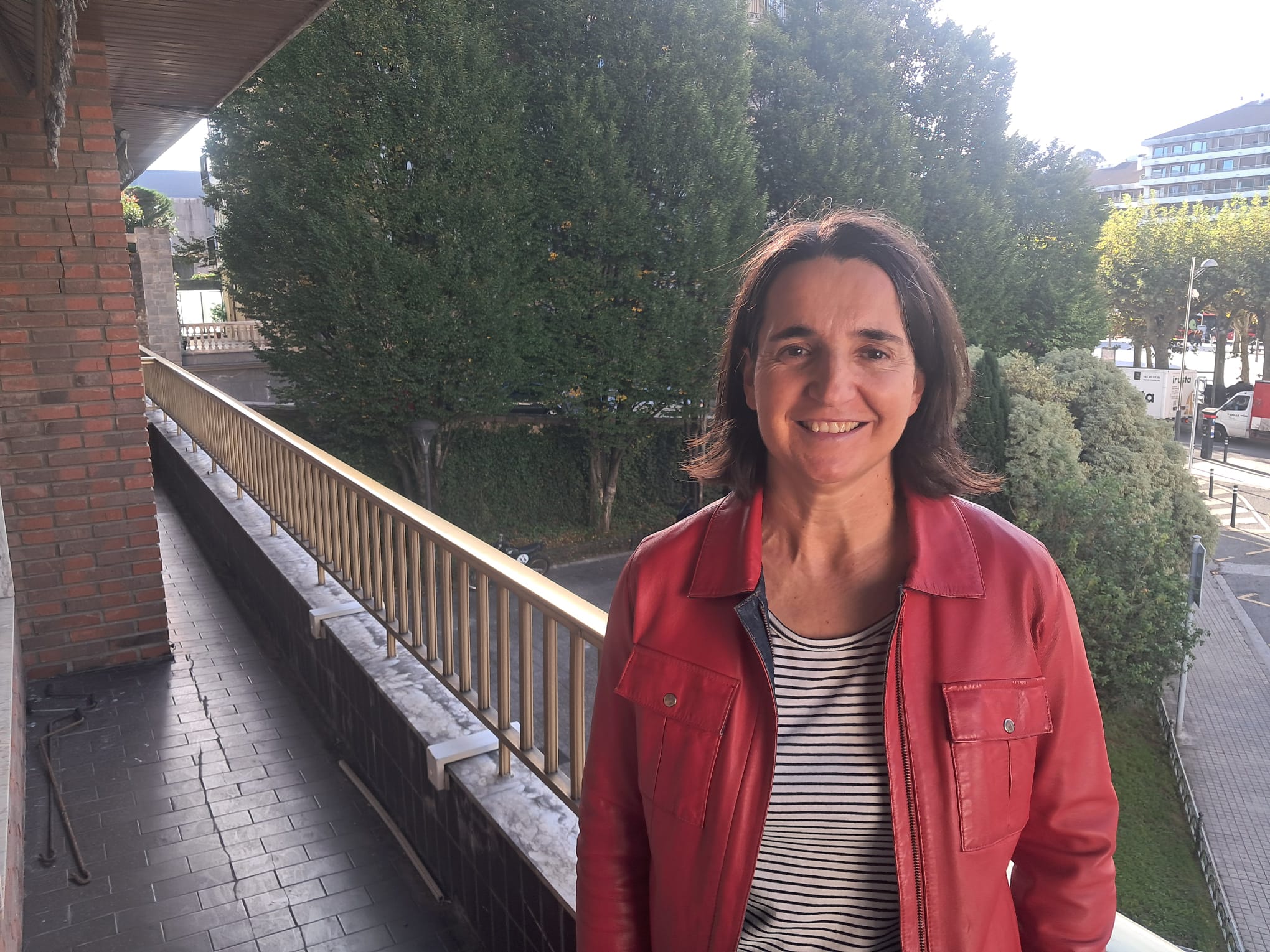 La concejala de Medio Ambiente y Energía del ayuntamiento de Hondarribia Garoa Lekuona.